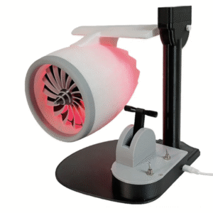 🔥 مروحة محرك نفاث بتصميم مبتكر وإضاءة led – تجربة تبريد فريدة من نوعها!